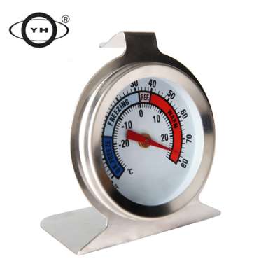 Stainless steel bimetal Refrigerator Freezer thermometer