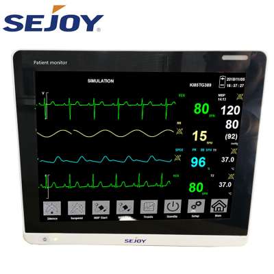 Portable PM12 Multiparameter Patient Monitor wireless patient monitor with handheld