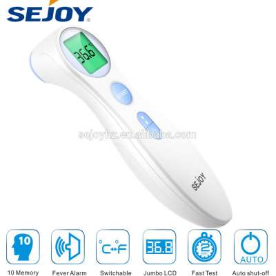 Non Contact Digital Infrared Forehead Ear Thermometer For Human Body Temperature