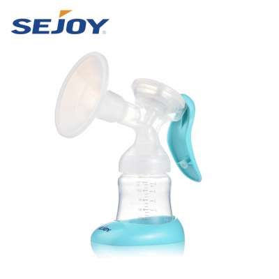 Baby Feeding Products Silicone Portable Nipple Manual Breast Milk Pump