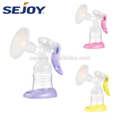 Nipple enlargement manual silicone breast pump for breastfeeding