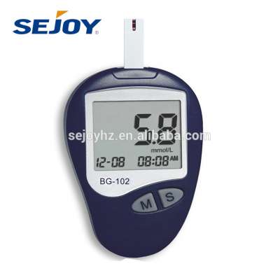 Sejoy Best Price Diabetes Test Equipment Digital Blood Glucose Monitor